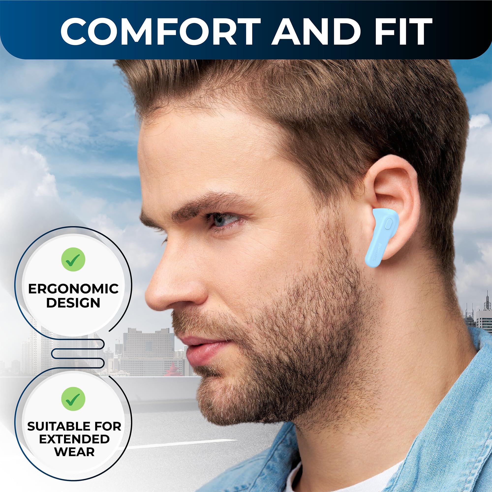 Foto 4 pulgar | Auriculares True Wireless Philips Tat1138 Bluetooth 5.3 Azul - Venta Internacional.