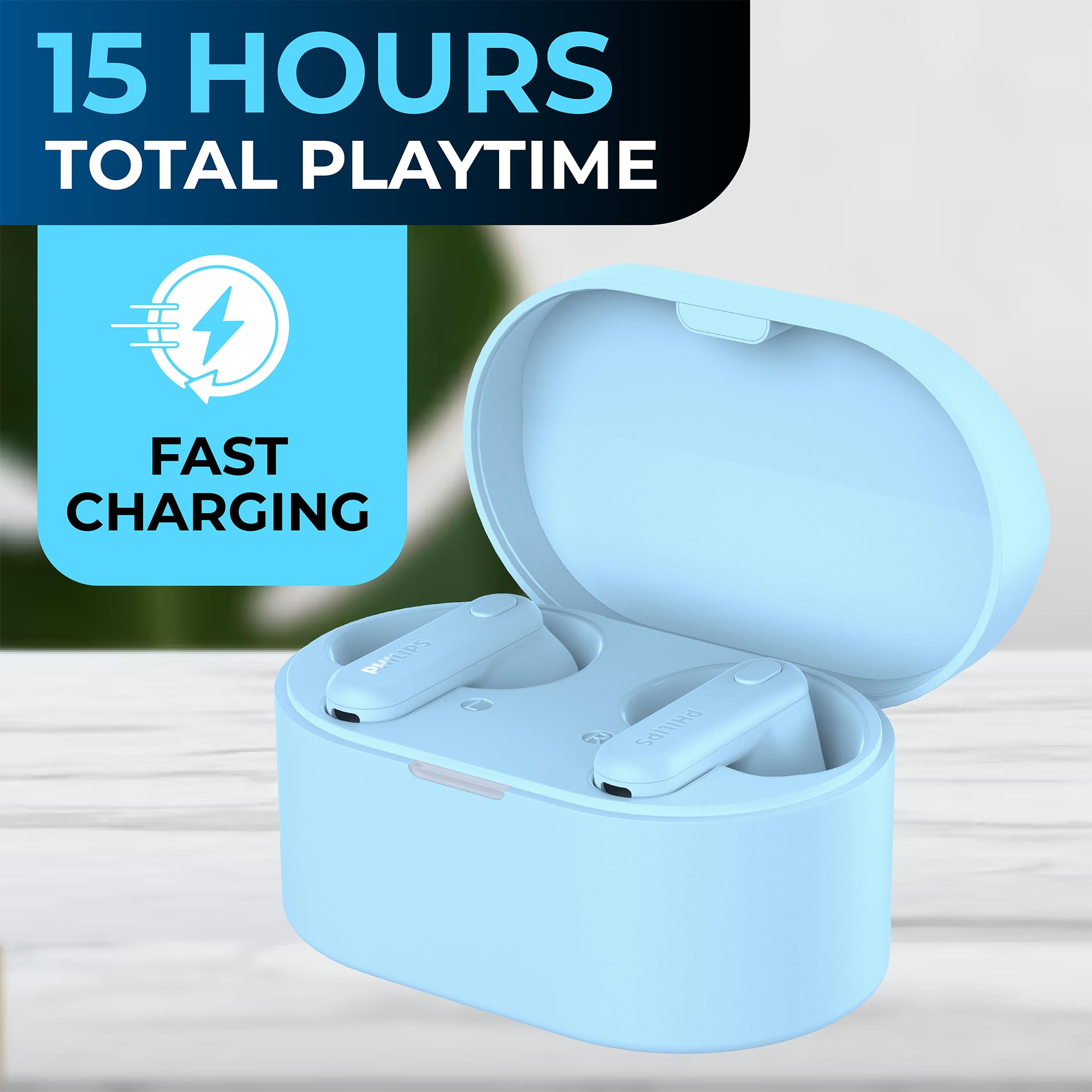 Foto 5 | Auriculares True Wireless Philips Tat1138 Bluetooth 5.3 Azul - Venta Internacional.
