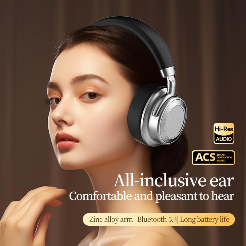 Foto 5 pulgar | Auriculares Bluetooth Vintage De Metal Con Batería De 38 Horas - Venta Internacional.
