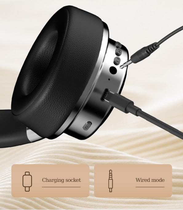 Foto 8 pulgar | Auriculares Bluetooth Vintage De Metal Con Batería De 38 Horas - Venta Internacional.