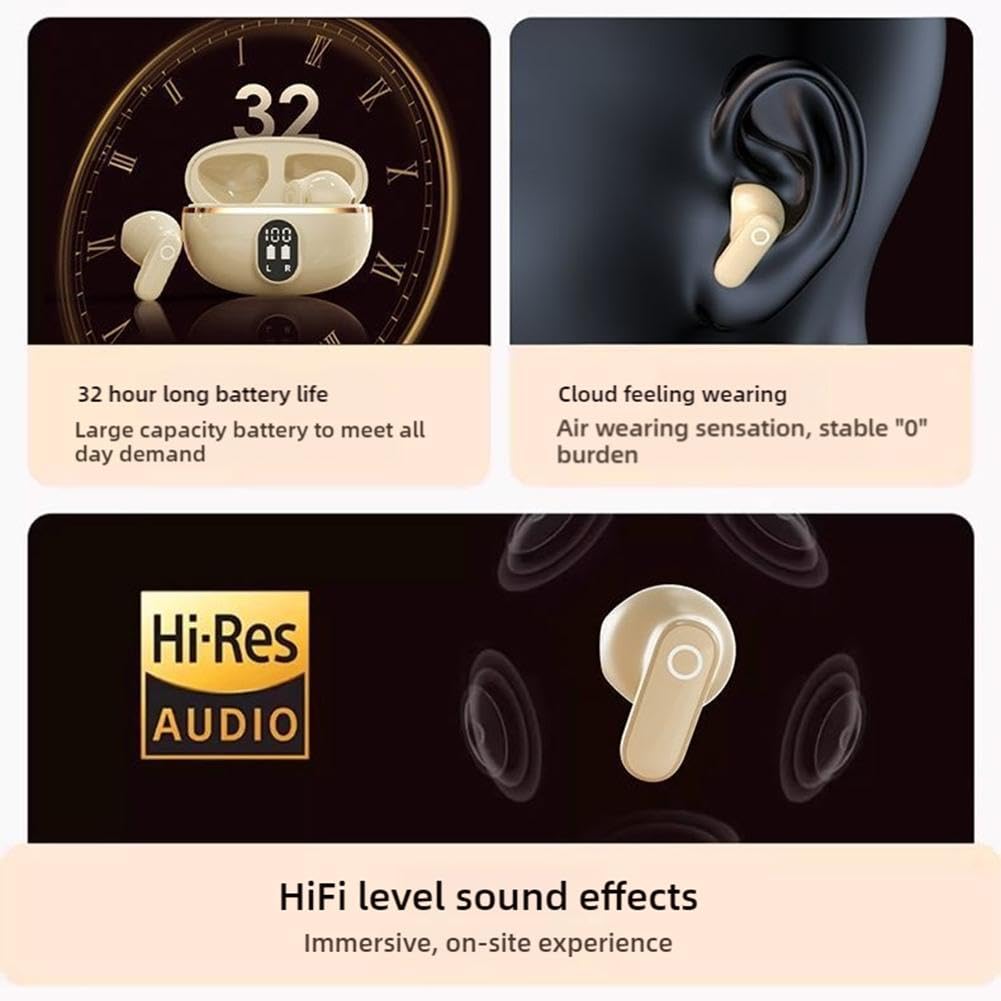 Foto 5 pulgar | Auriculares Inalámbricos Bluetooth 5.4 Con Pantalla Led Y Micrófono - Negros - Venta Internacional.