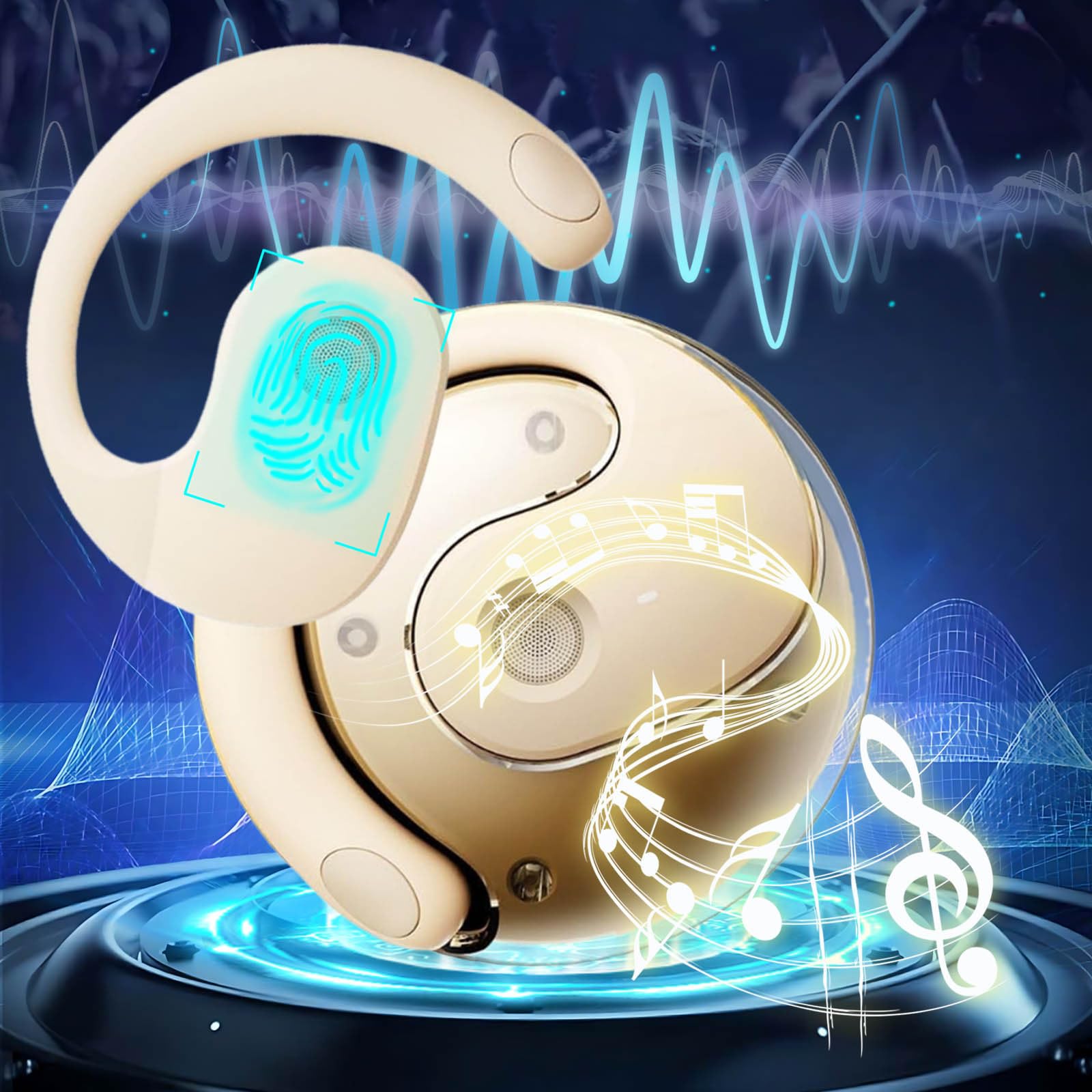 Auriculares De Traducción Para Traductores De Idiomas Bluetooth 5.4, Color Morado - Venta Internacional.