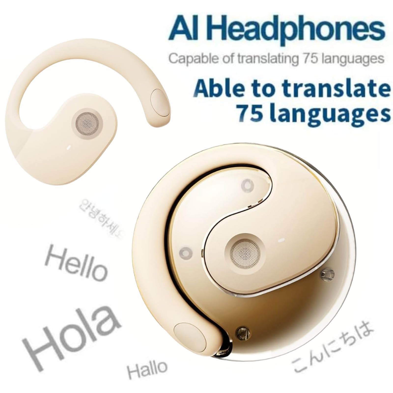 Foto 6 pulgar | Auriculares De Traducción Para Traductores De Idiomas Bluetooth 5.4, Color Morado - Venta Internacional.