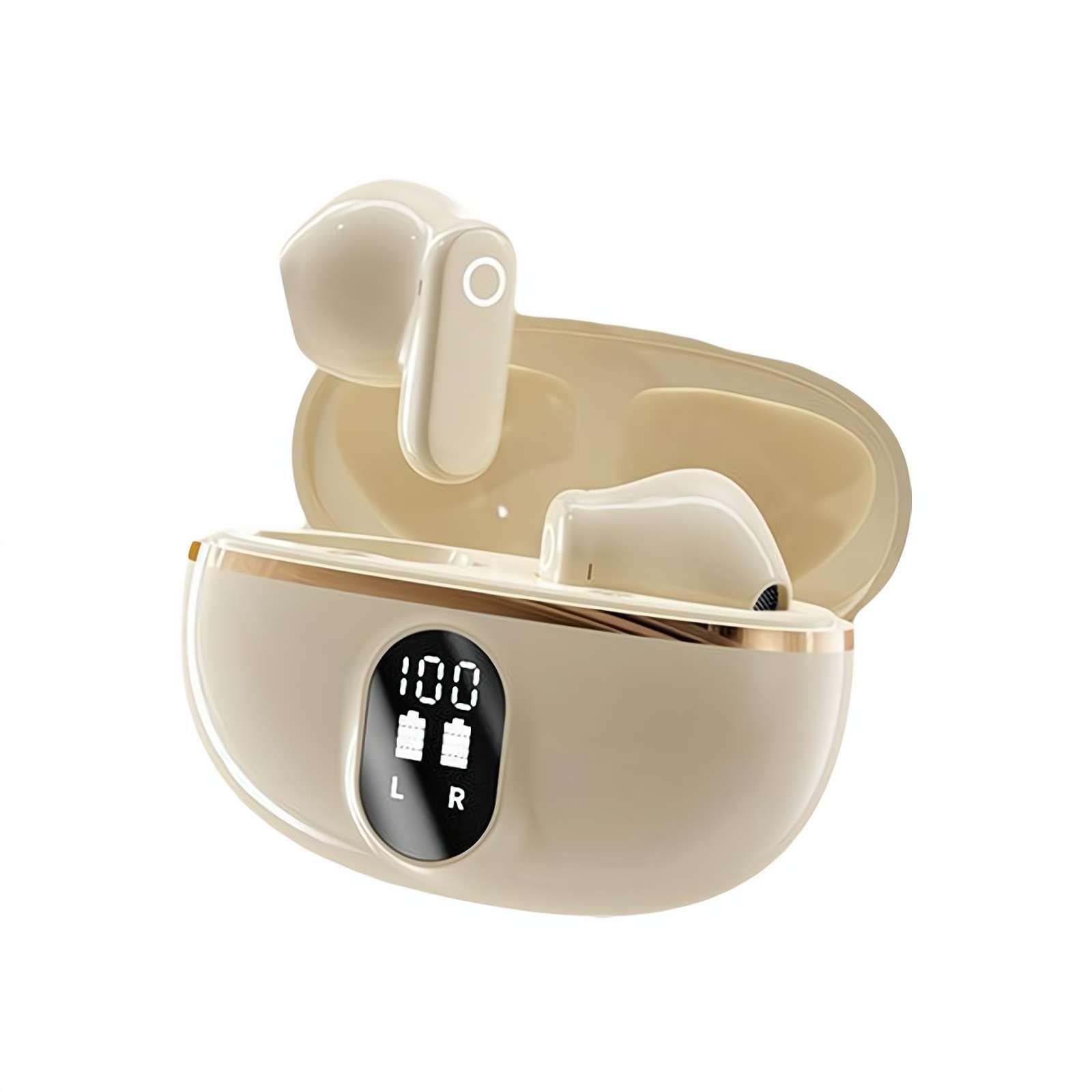 Foto 2 pulgar | Auriculares Inalámbricos Bluetooth 5.4 Con Pantalla Led Y Micrófono - Negros - Venta Internacional.