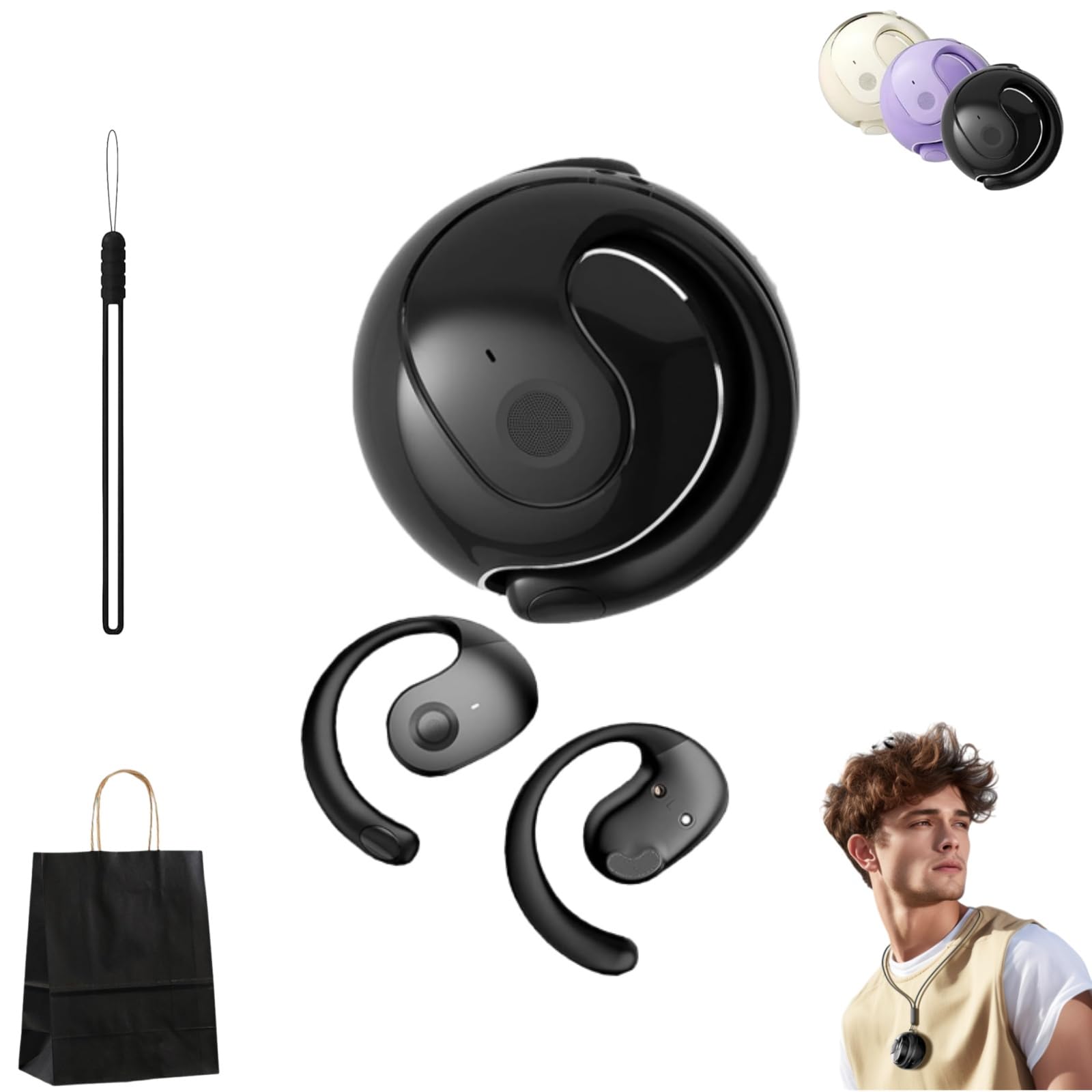 Auriculares De Traducción Sent Dream Sentdream Hy-t26 Pro Negros - Venta Internacional.