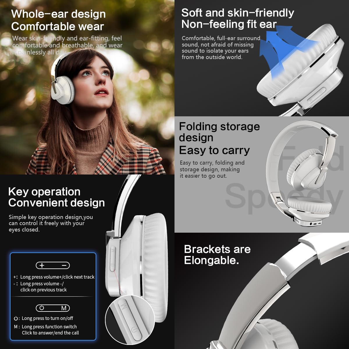 Foto 5 | Auriculares Inalámbricos Bluetooth Genéricos De 2 Núcleos V5.0 Sin Pérdidas - Venta Internacional.