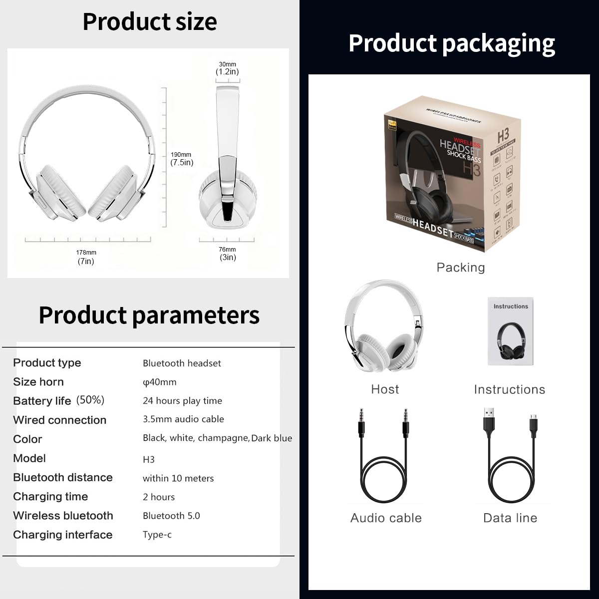 Foto 7 pulgar | Auriculares Inalámbricos Bluetooth Genéricos De 2 Núcleos V5.0 Sin Pérdidas - Venta Internacional.