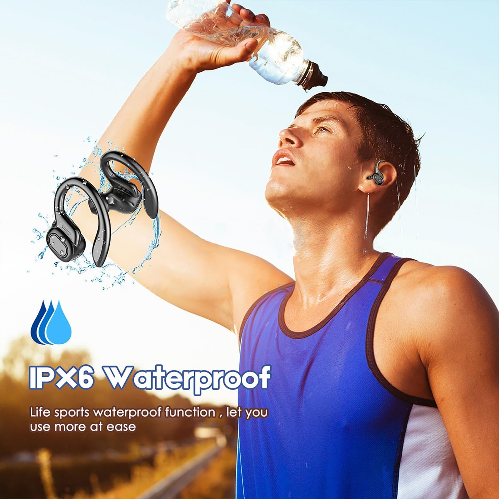 Foto 6 pulgar | Auriculares Inalámbricos Bluetooth, 80 Horas De Reproducción, Ipx7 - Venta Internacional.