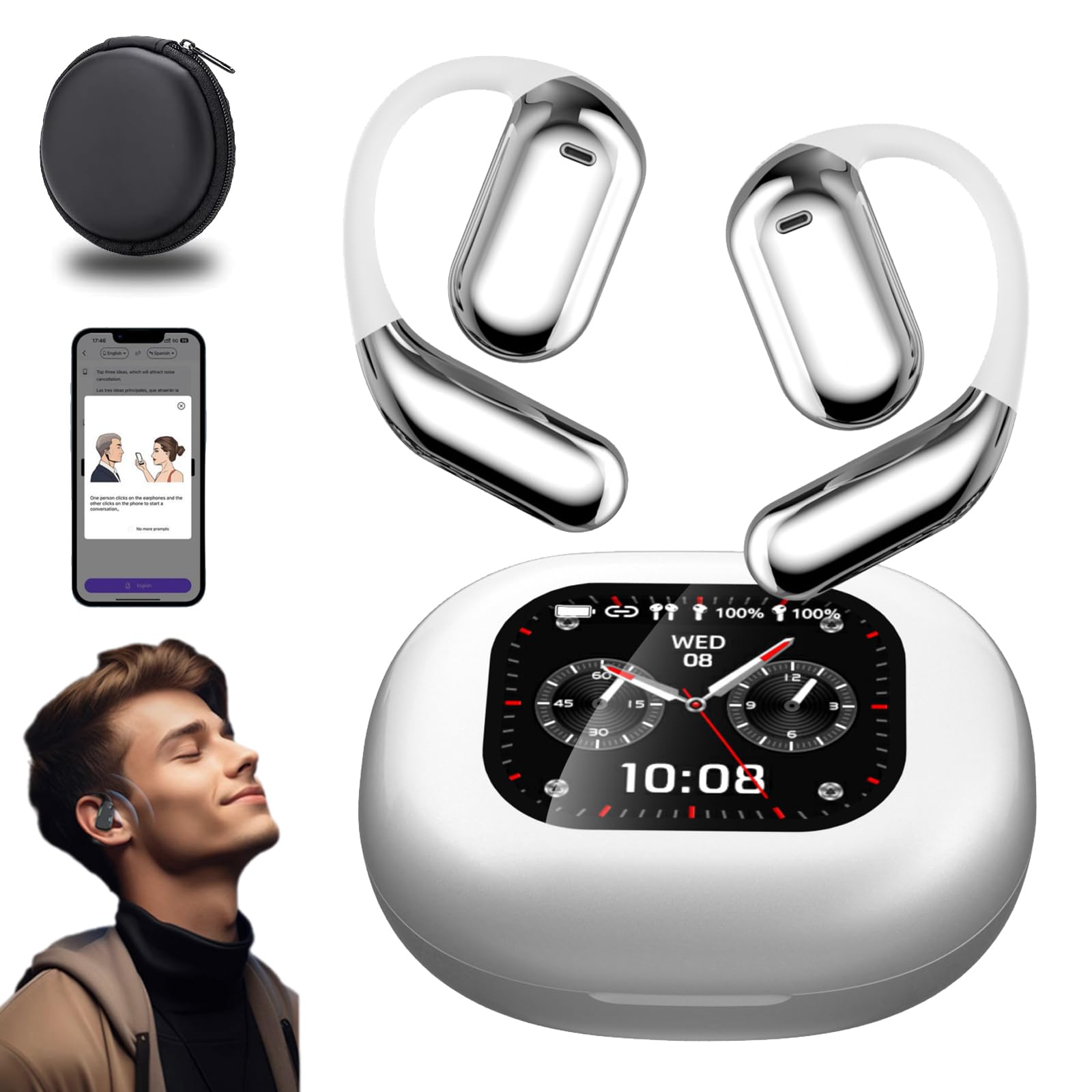 Auriculares Inalámbricos Bluetooth Awaze Sound Labs Xp2-m98 Pro - Venta Internacional.