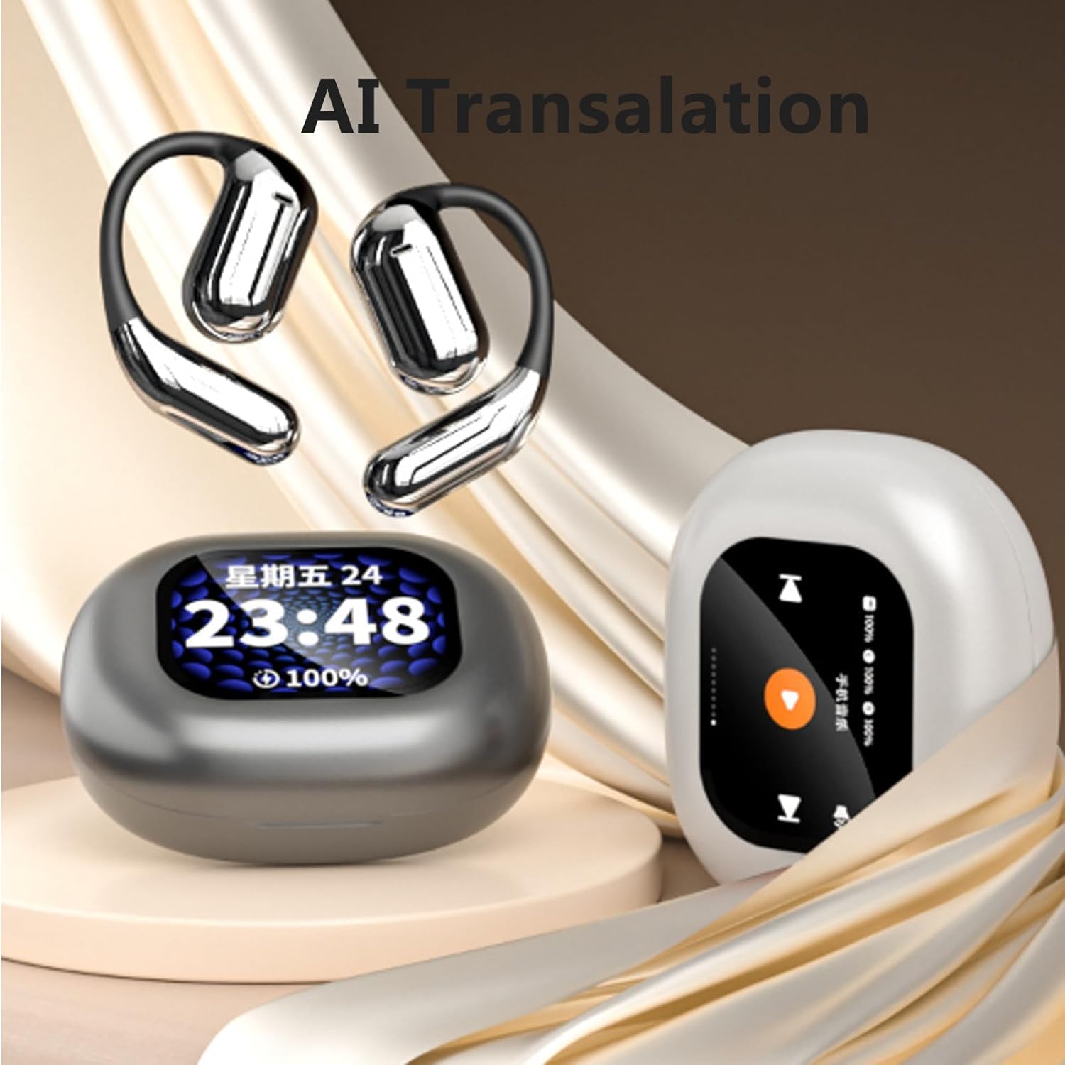 Foto 5 pulgar | Auriculares Vylaras Ai Translator Bluetooth V5.4 Ipx5 A Prueba De Agua - Venta Internacional.