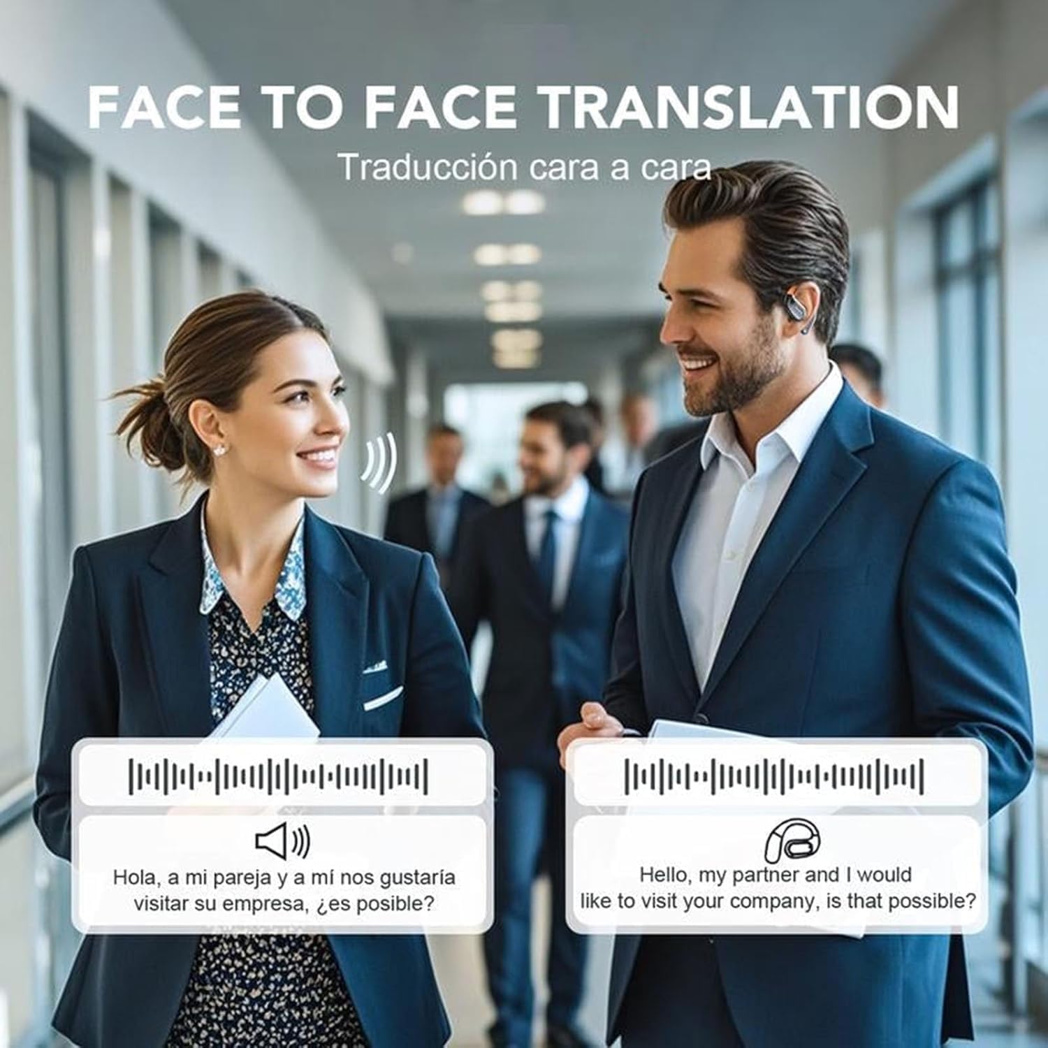 Foto 6 pulgar | Auriculares De Traducción De Idiomas Ai 3 En 1 144 Idiomas Bluetooth 5.4 - Venta Internacional.