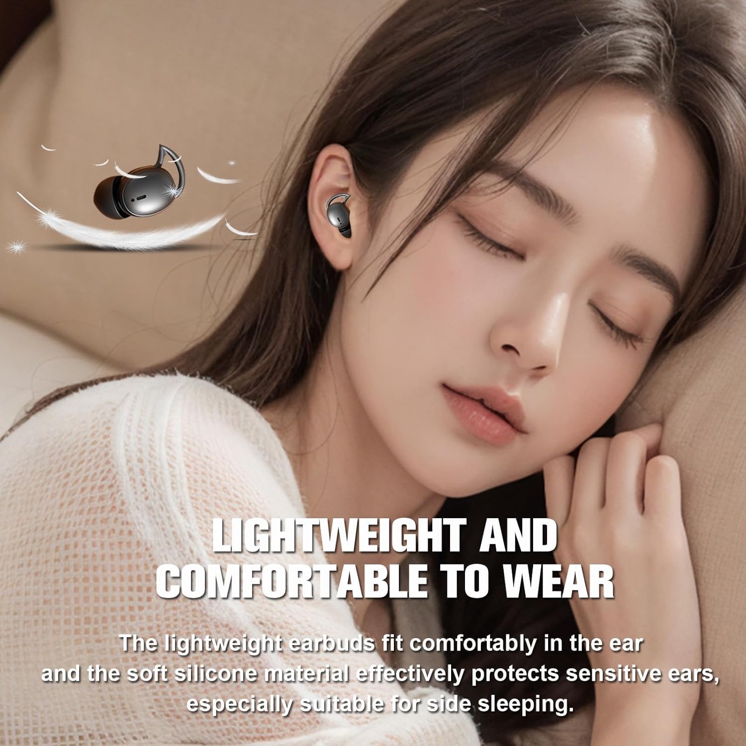 Foto 8 pulgar | Auriculares Para Dormir Bella Sleep Pro 2025 Para Personas Que Duermen De Lado, Blancos - Venta Internacional.