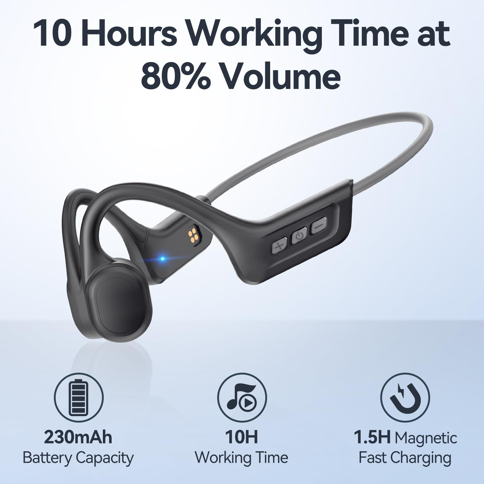 Foto 7 pulgar | Auriculares De Conducción Ósea S800c Bluetooth 5.3 Ipx7 Impermeables - Venta Internacional.