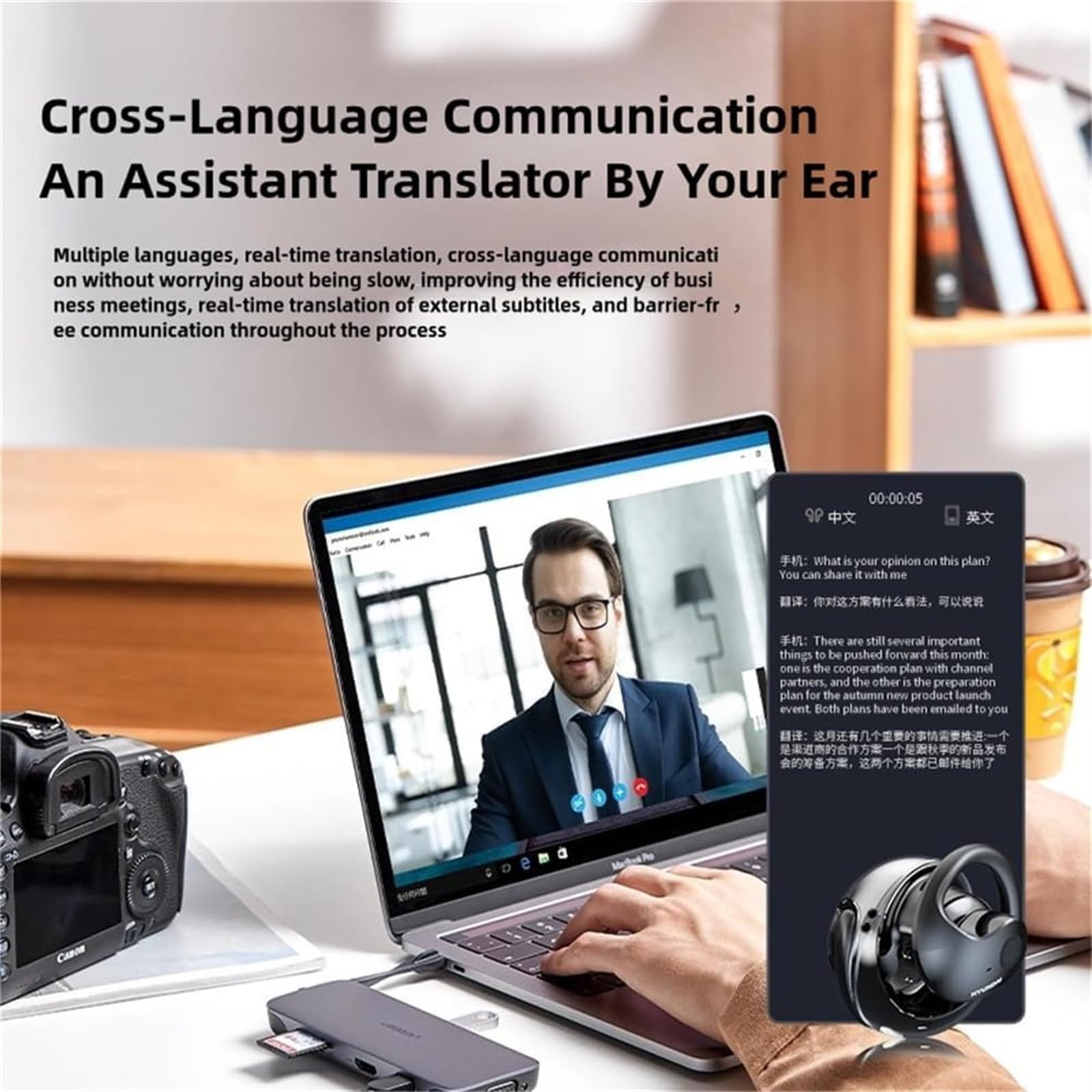 Foto 7 pulgar | Auriculares De Traducción Hy-t26 Pro X15 Pro Traductor De Idiomas - Venta Internacional.