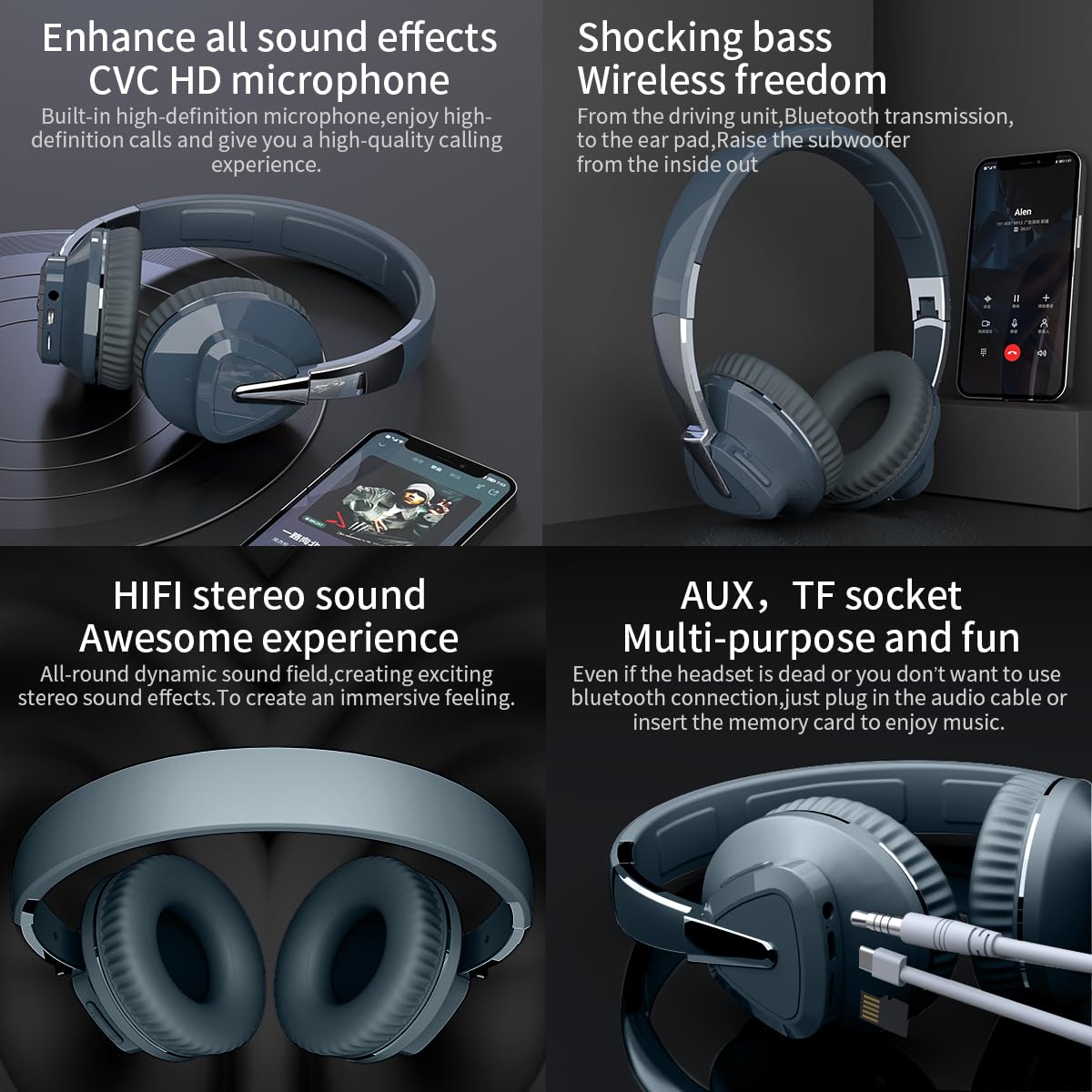 Foto 5 pulgar | Auriculares Bluetooth Genéricos De 2 Núcleos Sin Pérdidas, 24 Horas De Reproducción - Venta Internacional.