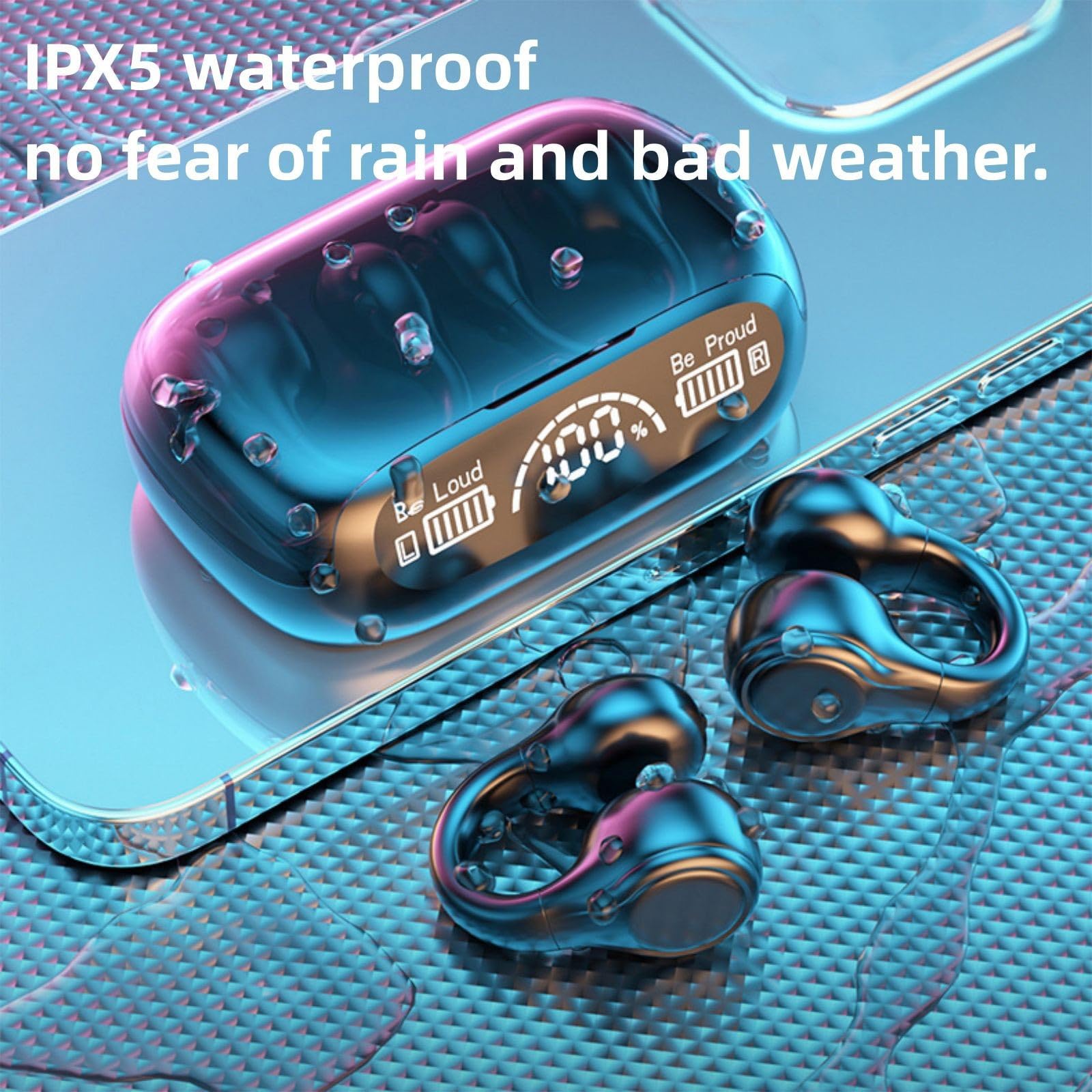 Foto 3 pulgar | Auriculares Inalámbricos Bluetooth 5.3 Hifi Stereo Ipx6 A Prueba De Agua - Venta Internacional.