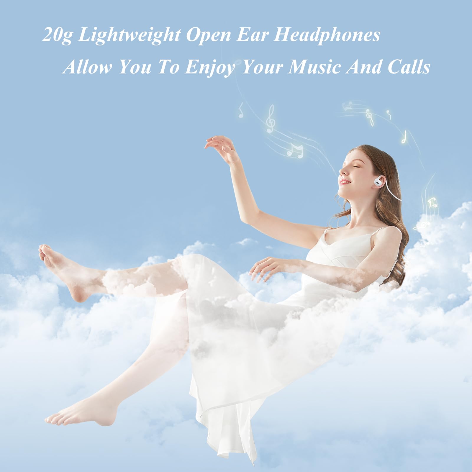 Foto 6 pulgar | Auriculares Inalámbricos Open Ear Bluetooth 5.3 Ipx6 A Prueba De Agua - Venta Internacional.