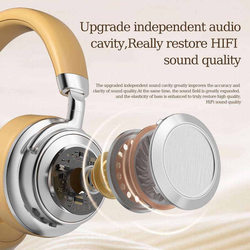 Foto 7 pulgar | Auriculares Bluetooth Vintage De Metal Con Batería De 38 Horas - Venta Internacional.