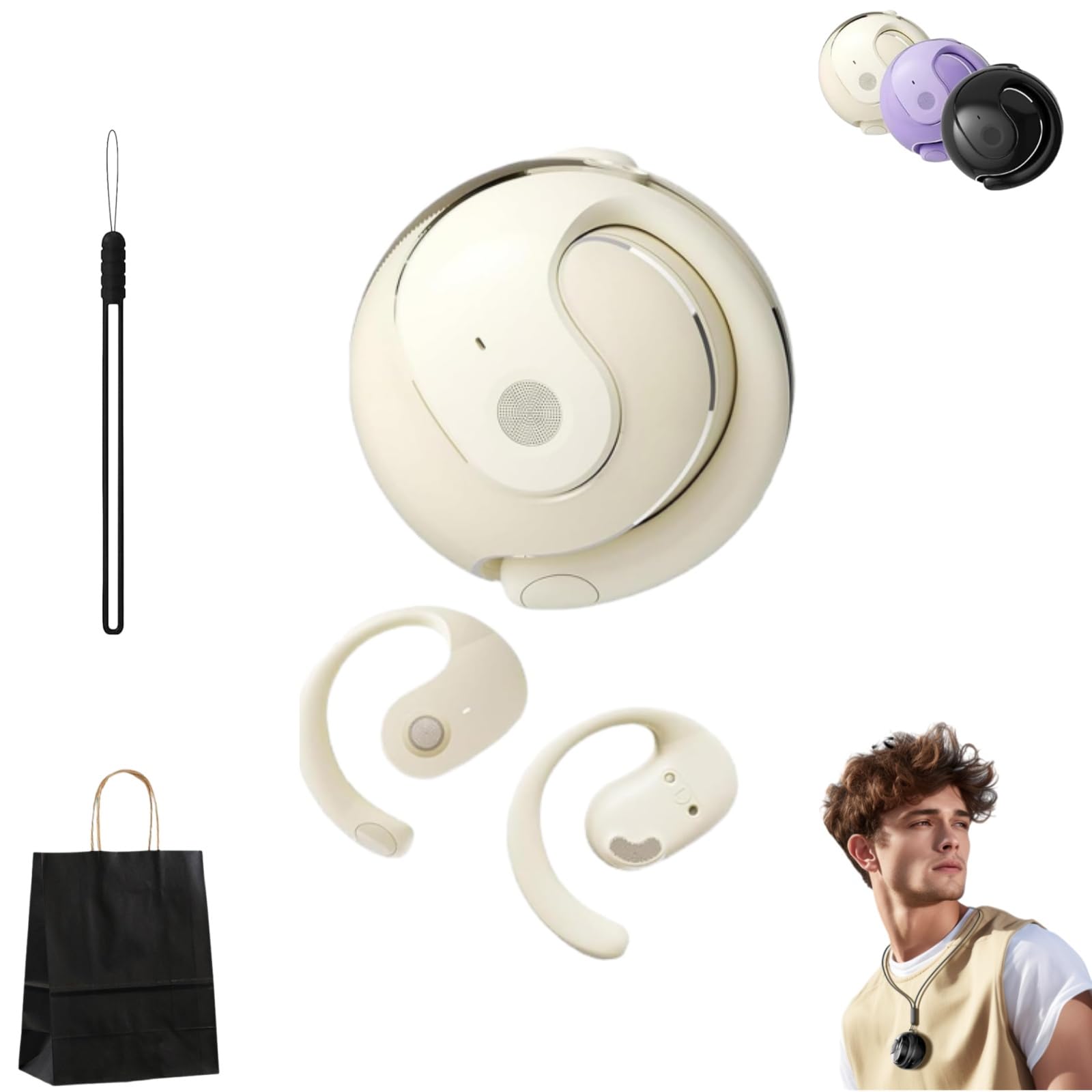 Auriculares Translation Sent Dream Sentdream Hy-t26 Pro Beige - Venta Internacional.