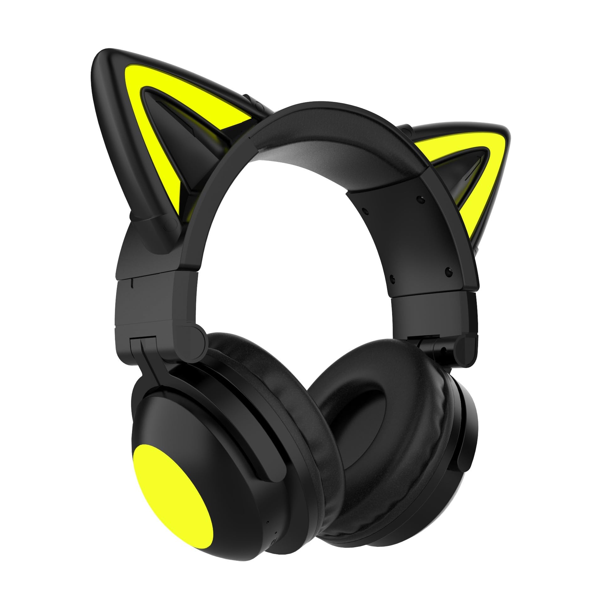 Auriculares Bluetooth Con Bonitas Orejas De Gato Con Dibujos Animados, Efecto De Luz Rgb - Venta Internacional.