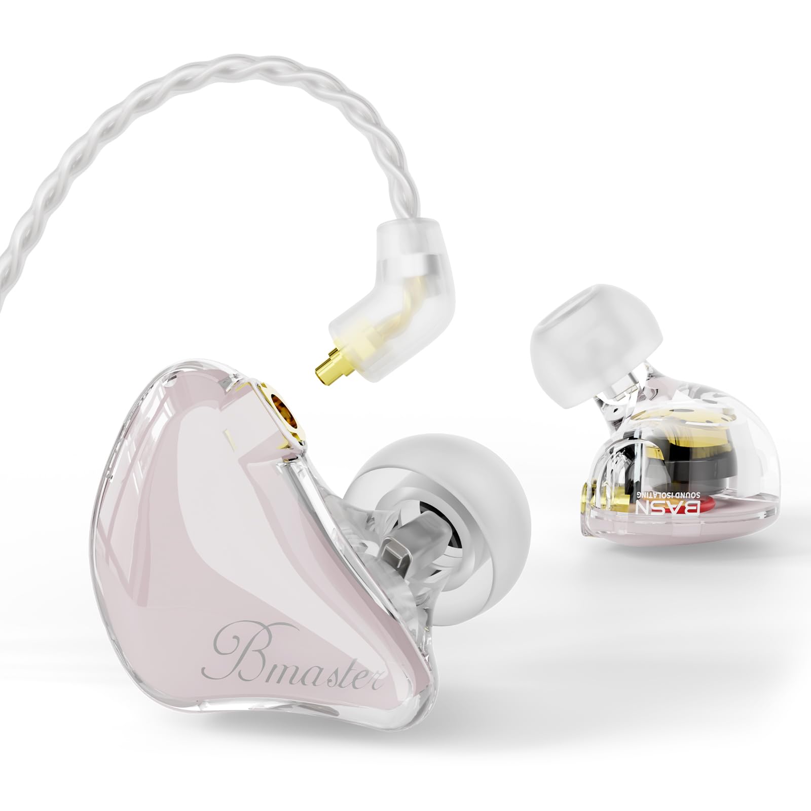 Foto 2 pulgar | Auriculares Intraurales Basn Triple Driver Iem Cloud Pink - Venta Internacional.