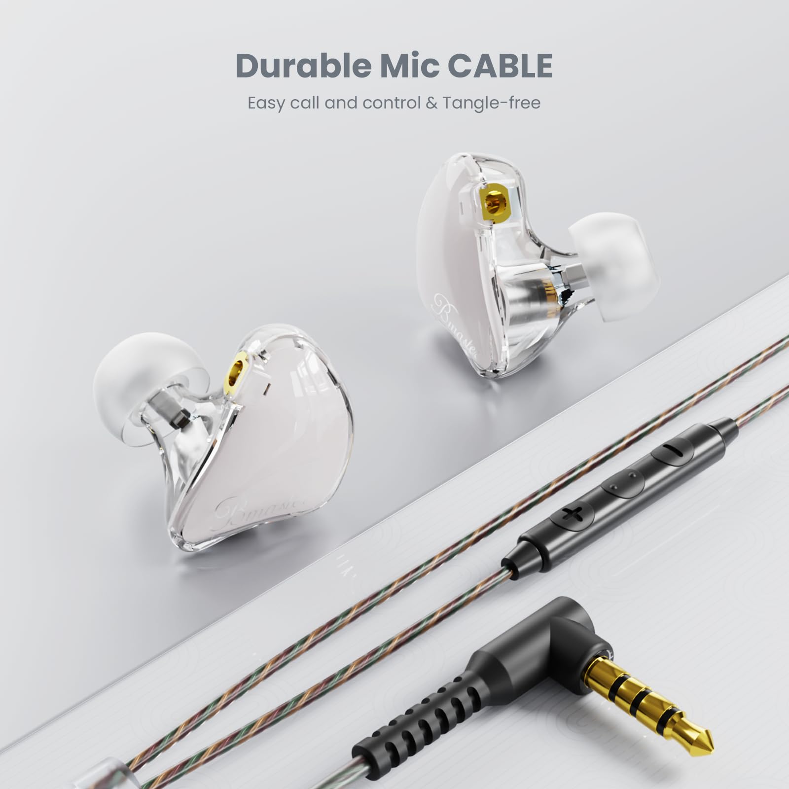 Foto 5 pulgar | Auriculares Intraurales Basn Triple Driver Iem Cloud Pink - Venta Internacional.