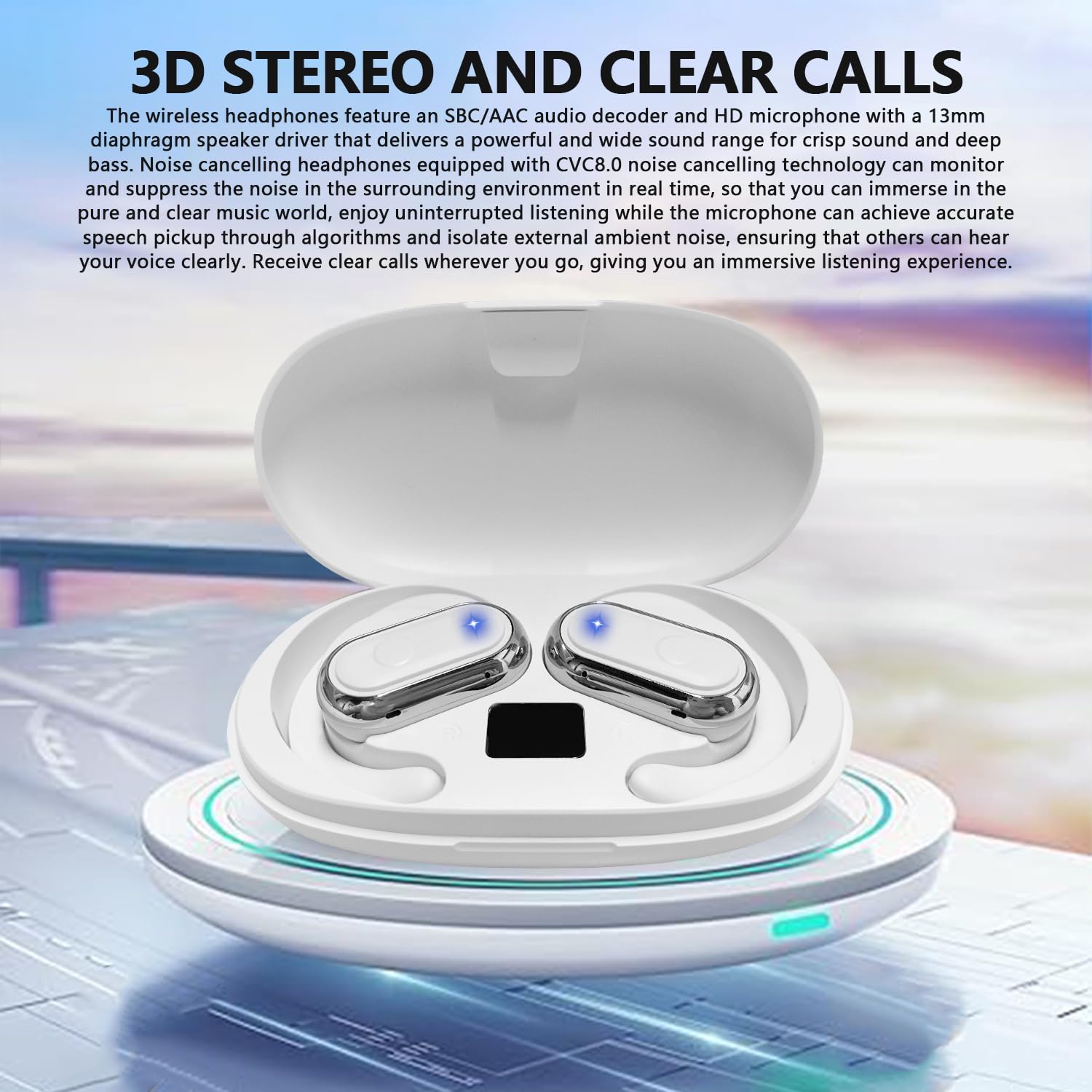 Foto 3 pulgar | Auriculares Abiertos J300pro, Ergonómicos, Colgantes, Ip7, Blancos - Venta Internacional.
