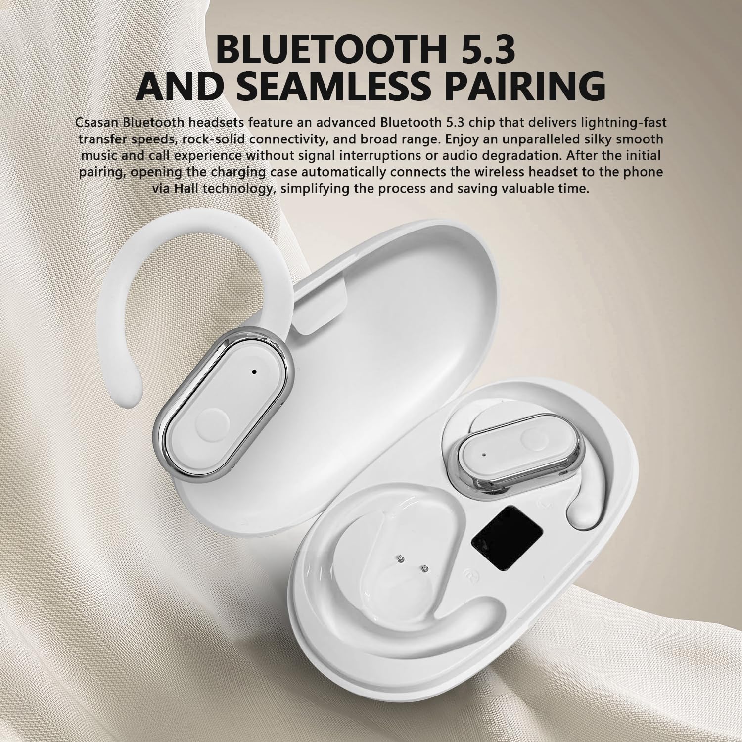 Foto 4 pulgar | Auriculares Abiertos J300pro, Ergonómicos, Colgantes, Ip7, Blancos - Venta Internacional.