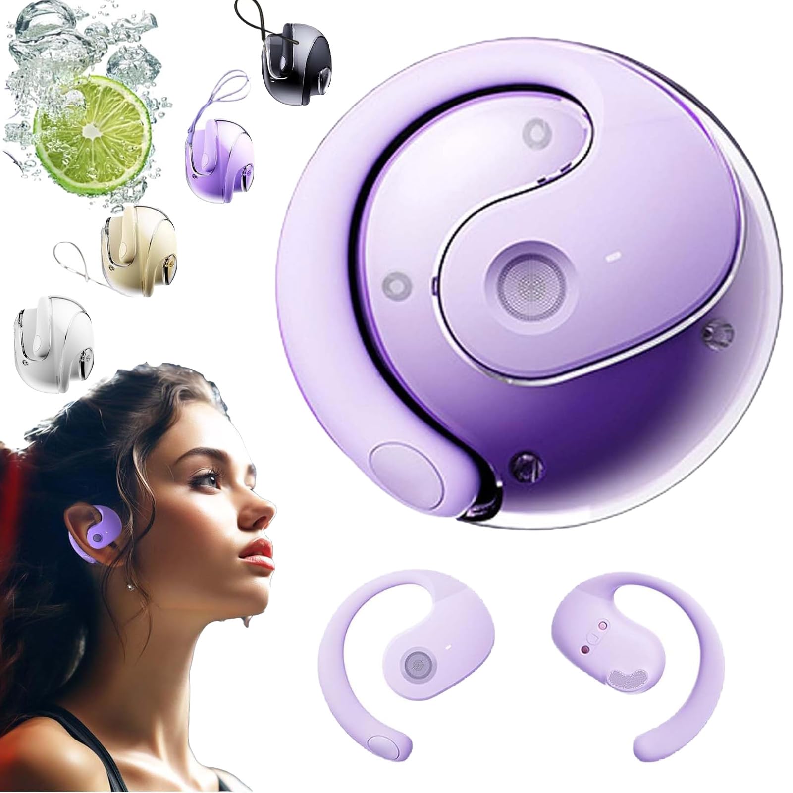 Auriculares Inalámbricos Bluetooth Hy-t26 X15 Pro Awaze Labs Purple - Venta Internacional.