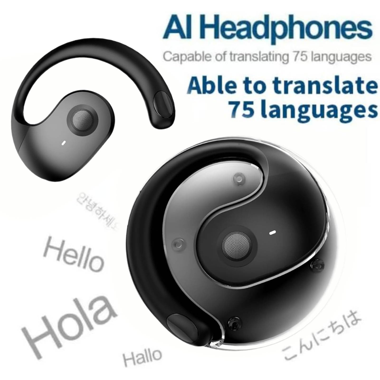 Foto 7 pulgar | Auriculares De Traducción Para Traductores De Idiomas Bluetooth 5.4, Color Morado - Venta Internacional.