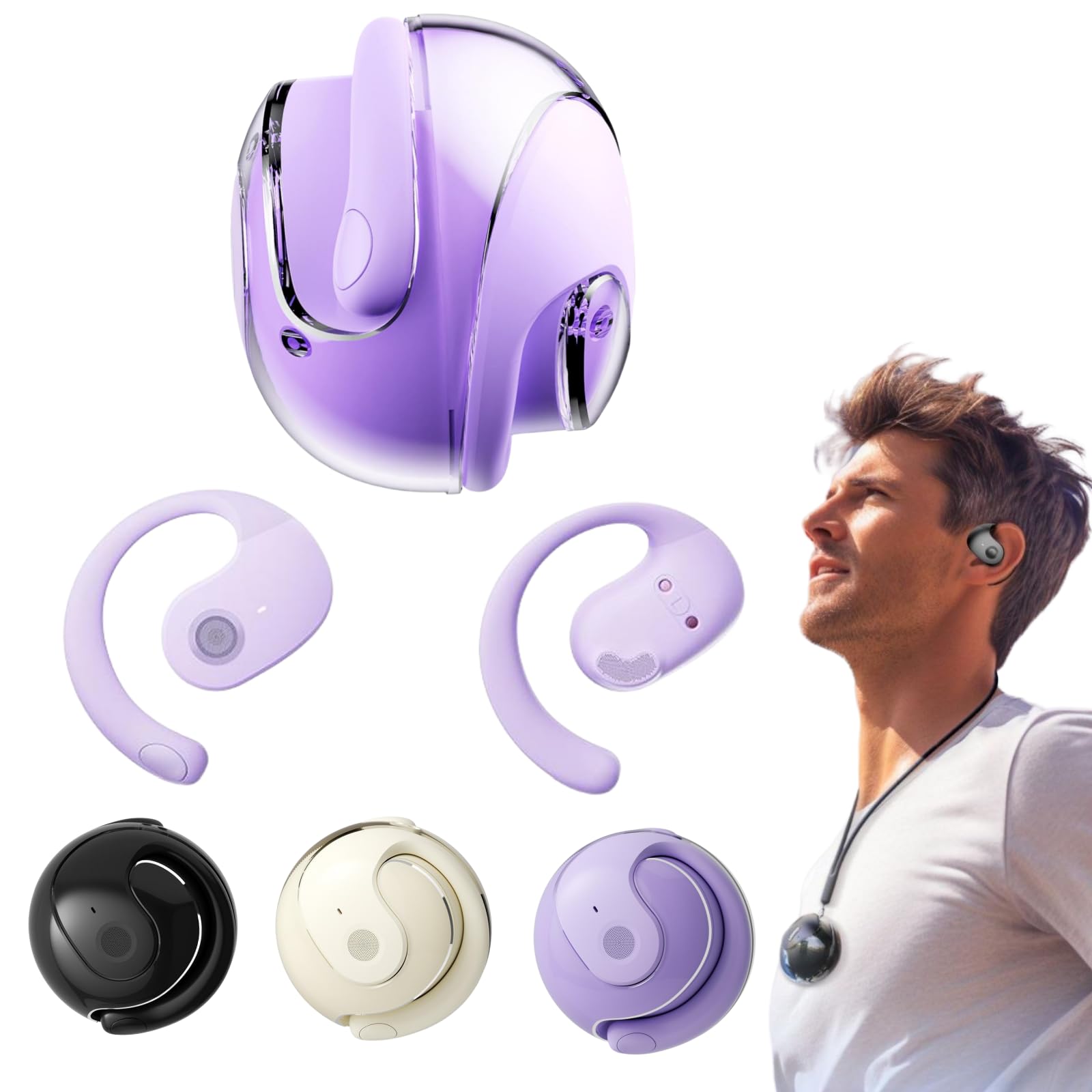 Foto 2 pulgar | Auriculares Intraurales Awaze Labs X15 Pro Bluetooth 5.4 Púrpura - Venta Internacional.