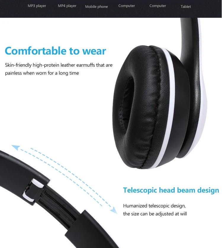 Foto 6 pulgar | Auriculares Híbridos Con Cancelación De Ruido Para Colocar Sobre Las Orejas Bluetooth 5.0 - Venta Internacional.