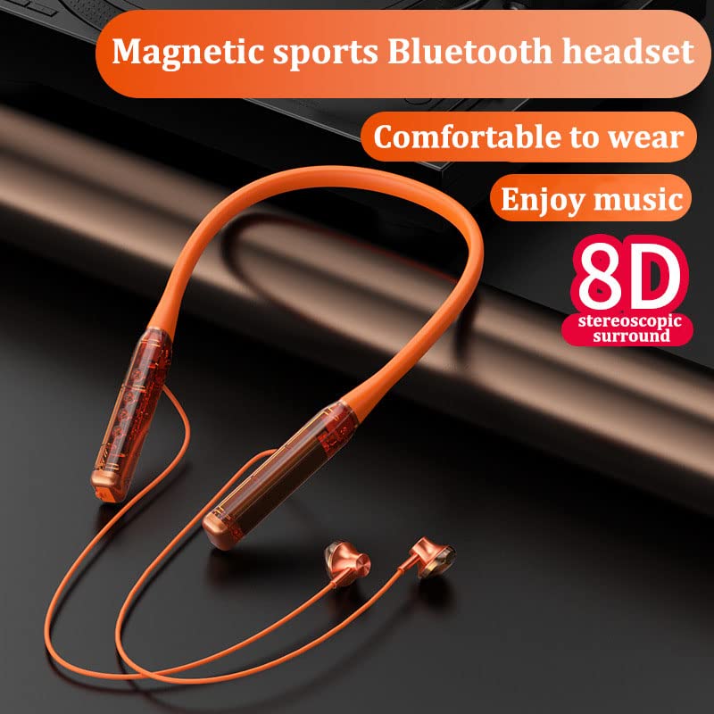 Foto 5 | Auriculares Bluetooth Con Banda Para El Cuello, Pantalla Led Genérica Ipx5, Color Negro - Venta Internacional.