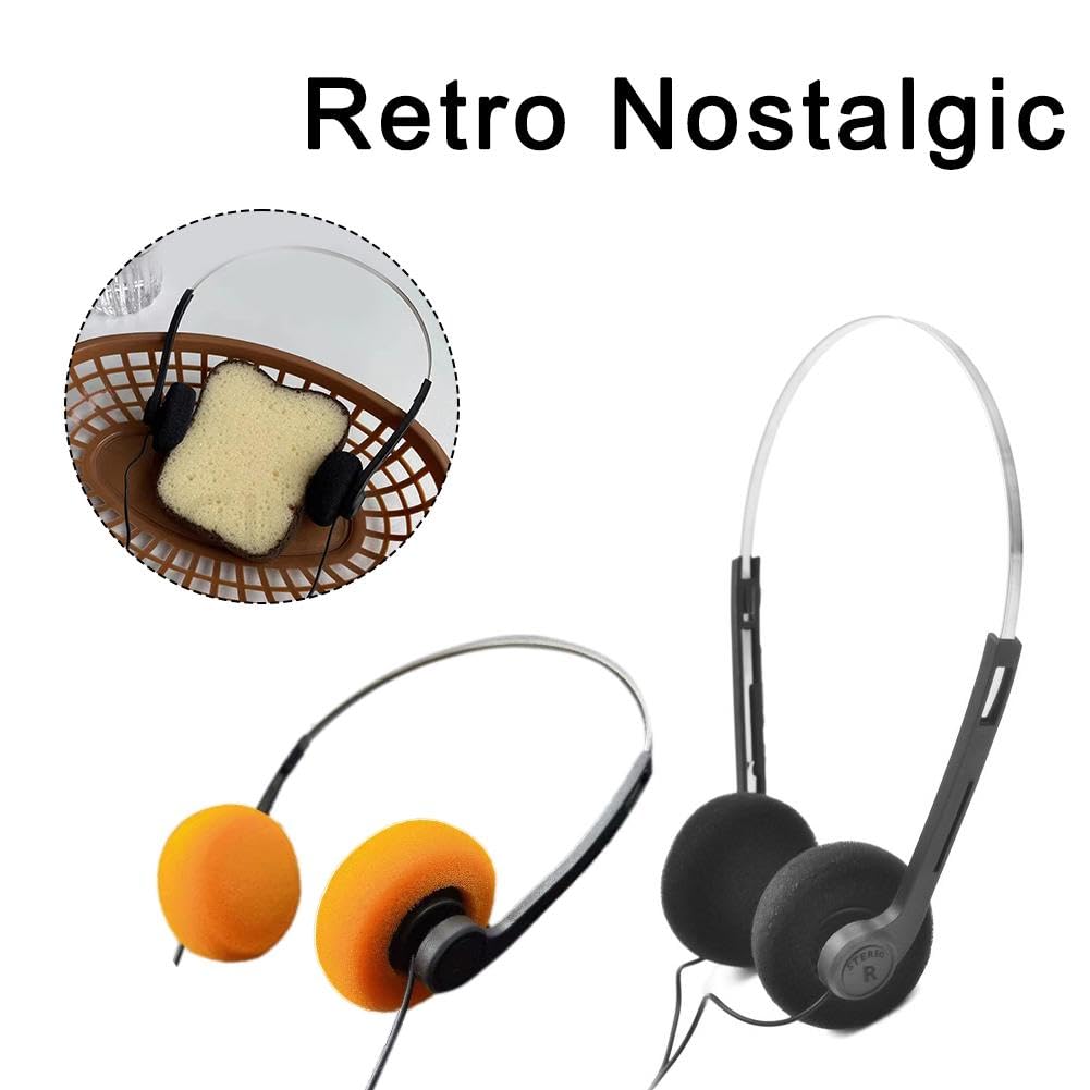 Foto 4 pulgar | Auriculares Estéreo Hi-fi Ligeros, Retro, Negros - Venta Internacional.