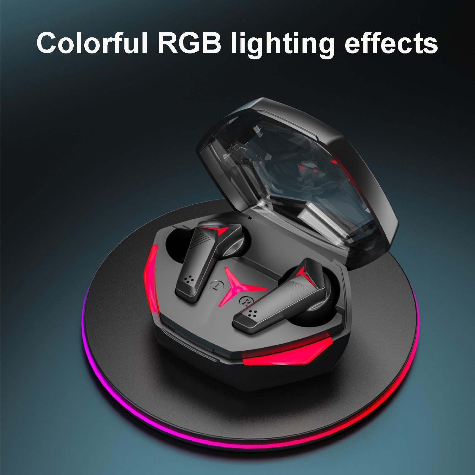 Foto 5 pulgar | Auriculares Inalámbricos Bluetooth 5.5 Con Iluminación Rgb Ipx7 - Venta Internacional.