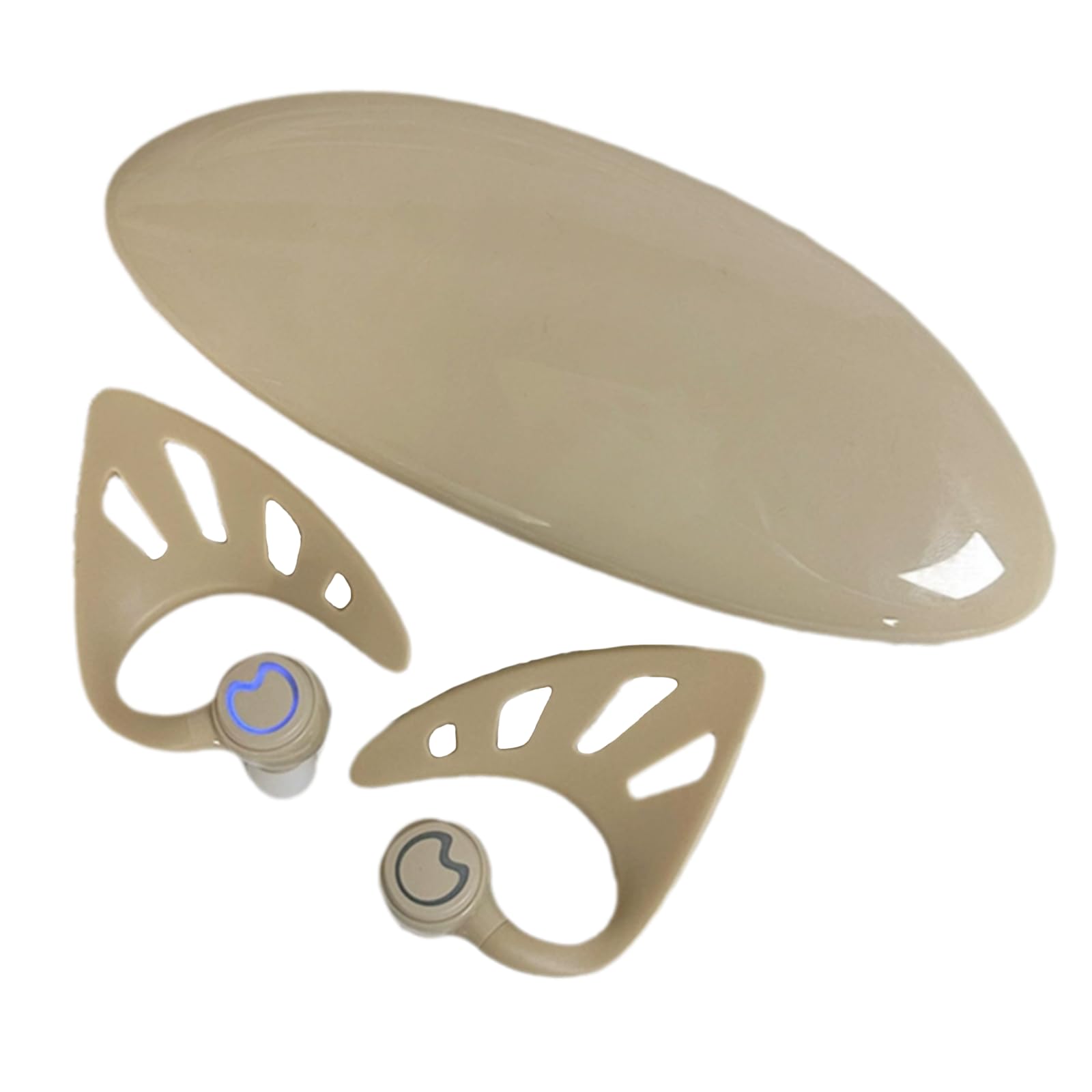 Foto 2 pulgar | Auriculares Inalámbricos Elf Ear Con Funda De Carga, Color Beige - Venta Internacional.