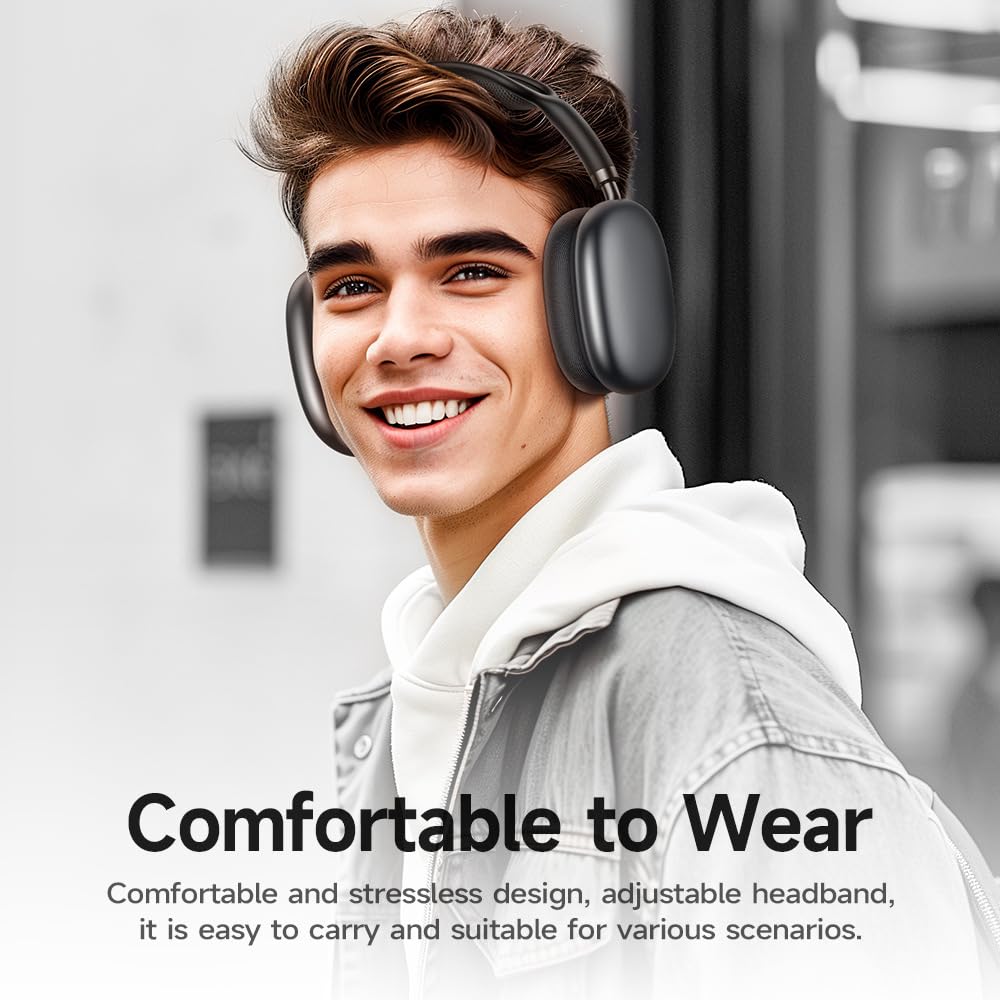 Foto 4 pulgar | Auriculares Bluetooth Skyyixing Para Colocar Sobre Las Orejas, 12 Horas De Reproducción, Color Negro - Venta Interna