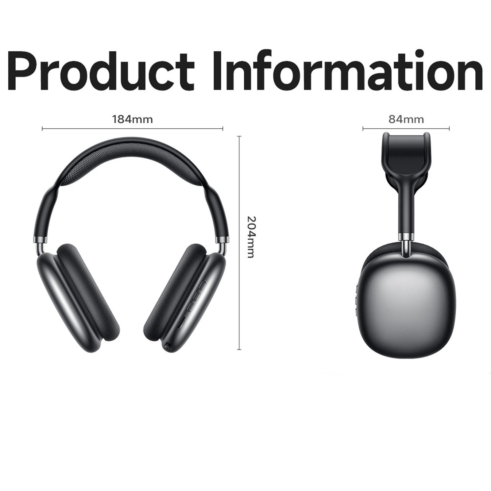 Foto 7 pulgar | Auriculares Bluetooth Skyyixing Para Colocar Sobre Las Orejas, 12 Horas De Reproducción, Color Negro - Venta Interna