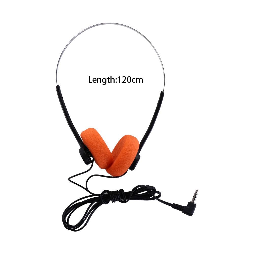 Foto 3 pulgar | Auriculares Supraaurales Genéricos Am17cd0fv0sus Con Cable Estéreo Naranja - Venta Internacional.