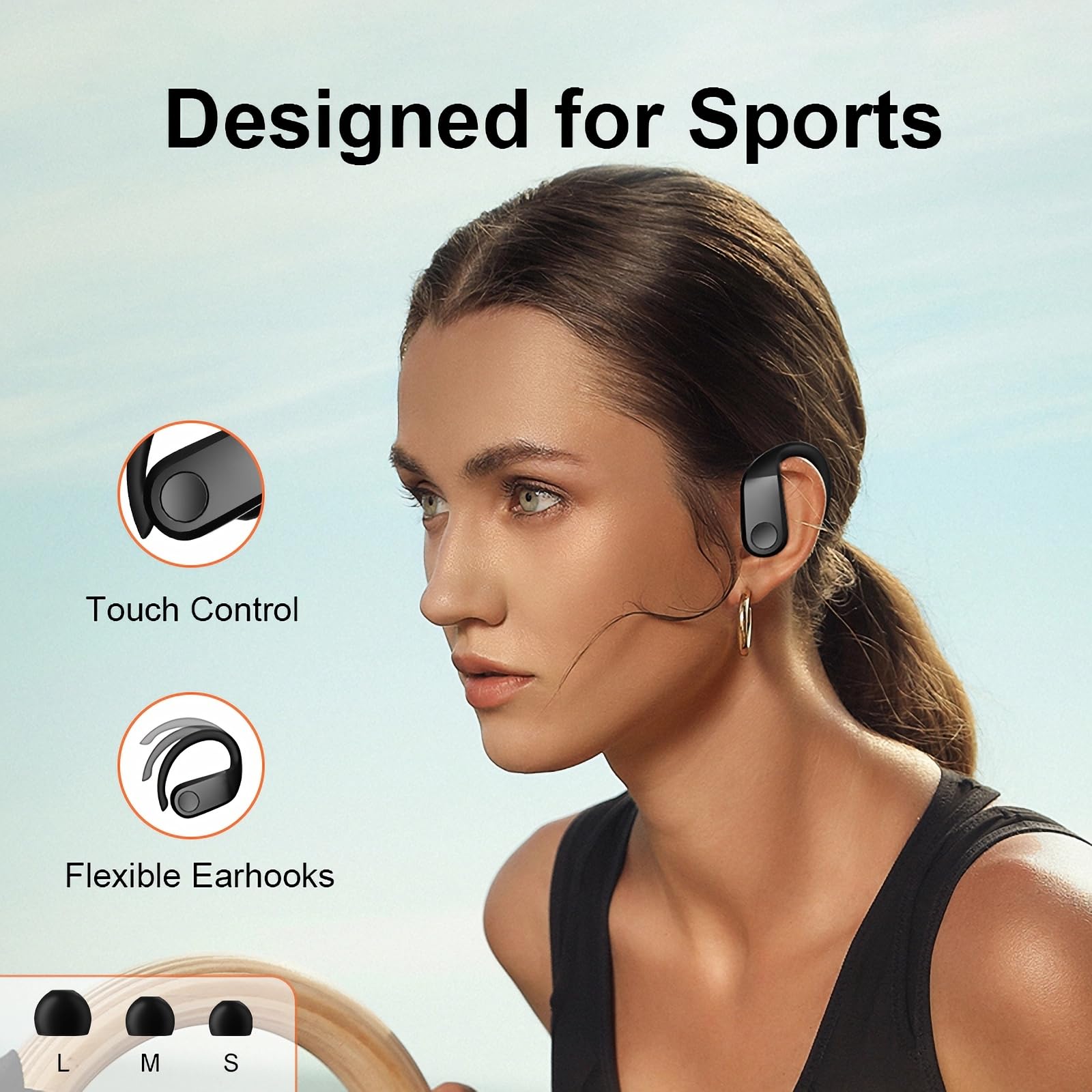 Foto 4 pulgar | Auriculares Inalámbricos Bluetooth, 48 Horas De Reproducción, Ipx7 - Venta Internacional.