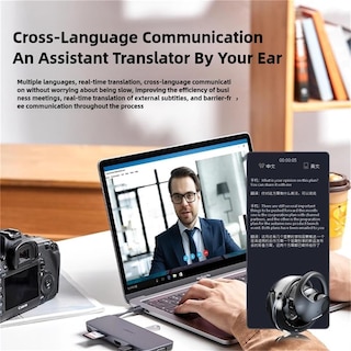 Foto 6 | Auriculares De Traducción Hy-t26 Pro X15 Pro Con Traductor De Idiomas, Color Rosa - Venta Internacional.