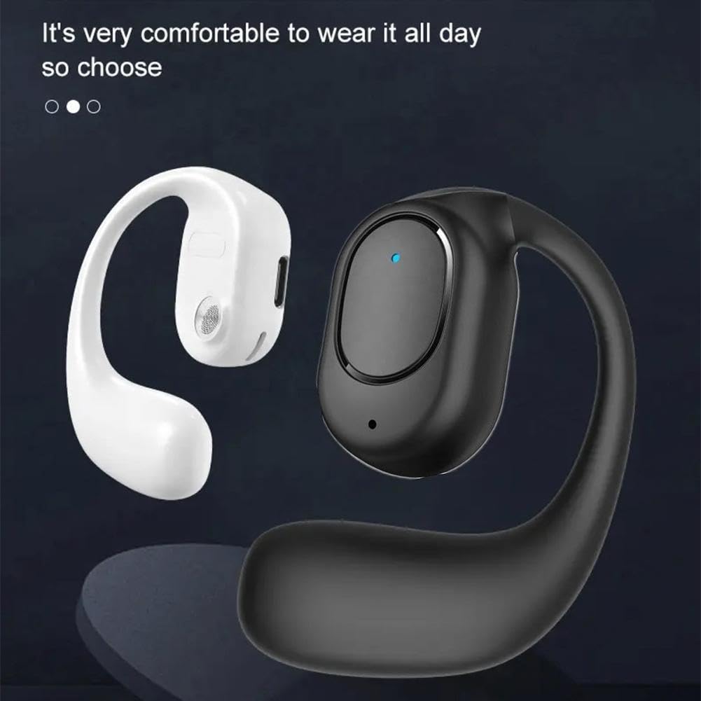 Foto 5 pulgar | Auriculares Deportivos Bluetooth Open Ear Con Micrófono, Batería De 90 Mah, Blancos - Venta Internacional.