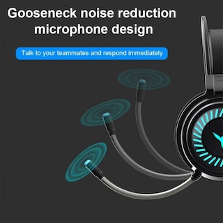 Foto 5 | Auriculares De Ordenador Genéricos G58 De 7.1 Canales Con Cable Usb Con Micrófono, Color Negro - Venta Internacional.