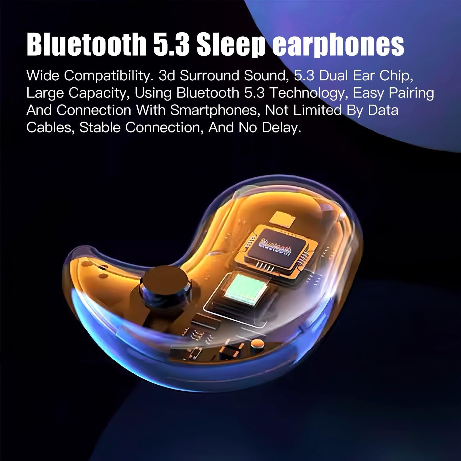 Foto 3 pulgar | Auriculares Sleep Inalámbricos Bluetooth 5.3 Impermeables Blancos - Venta Internacional.