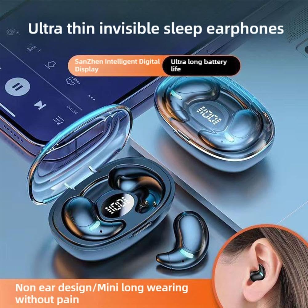 Foto 4 pulgar | Auriculares Para Dormir Con Bluetooth 5.3, Genéricos, Invisibles, Blancos - Venta Internacional.