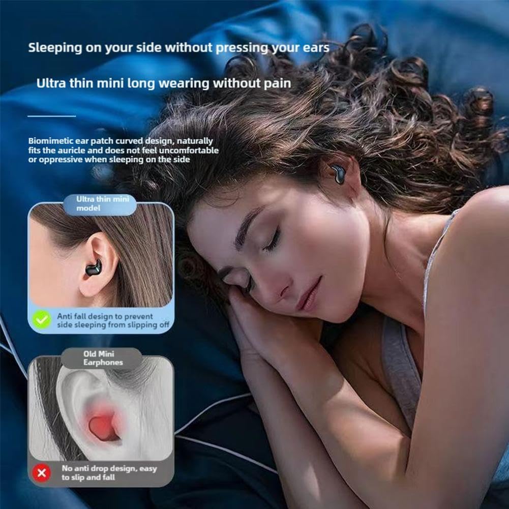 Foto 5 pulgar | Auriculares Para Dormir Con Bluetooth 5.3, Genéricos, Invisibles, Blancos - Venta Internacional.