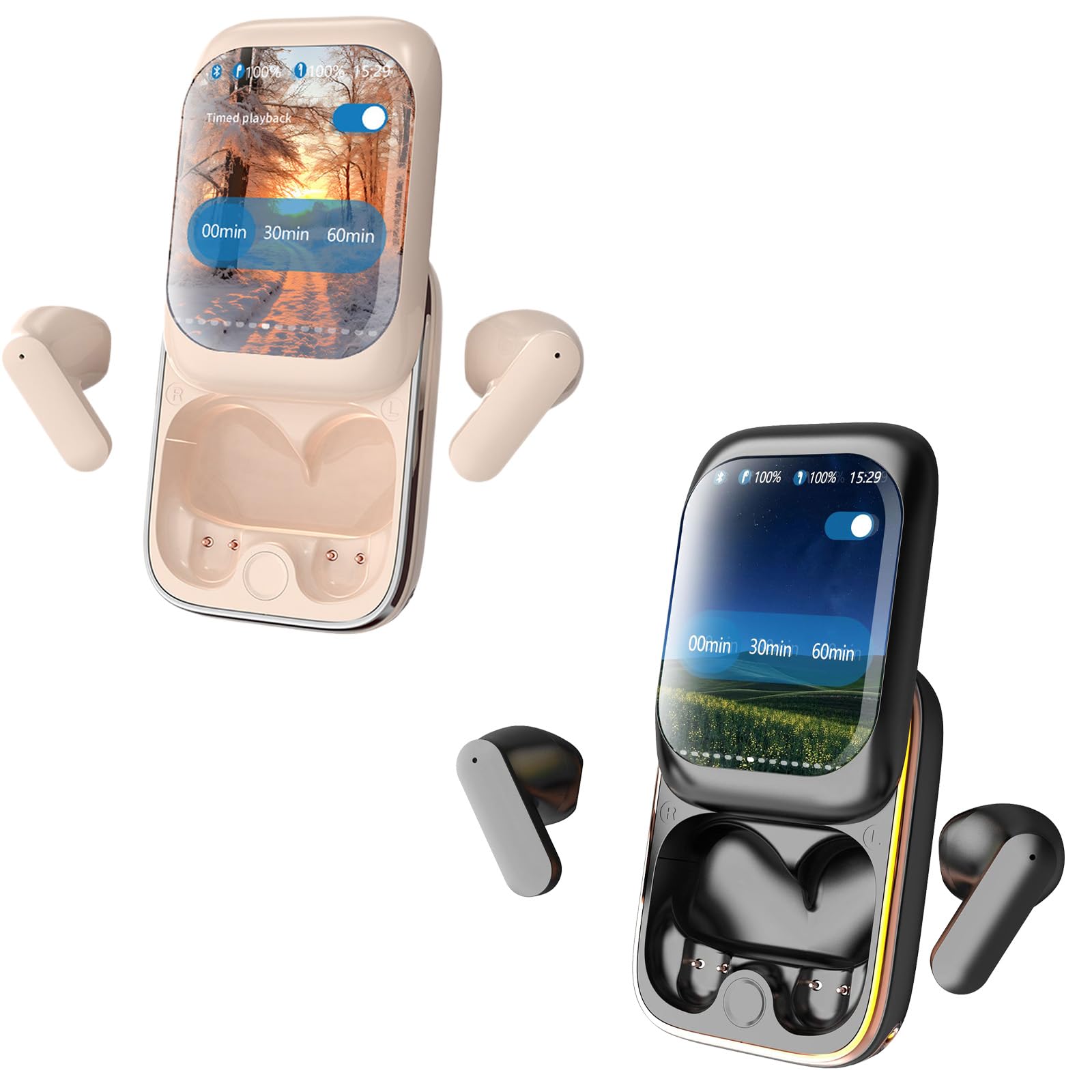 Auriculares Inalámbricos Con Pantalla Táctil Inteligente A Todo Color - Venta Internacional. $1,607