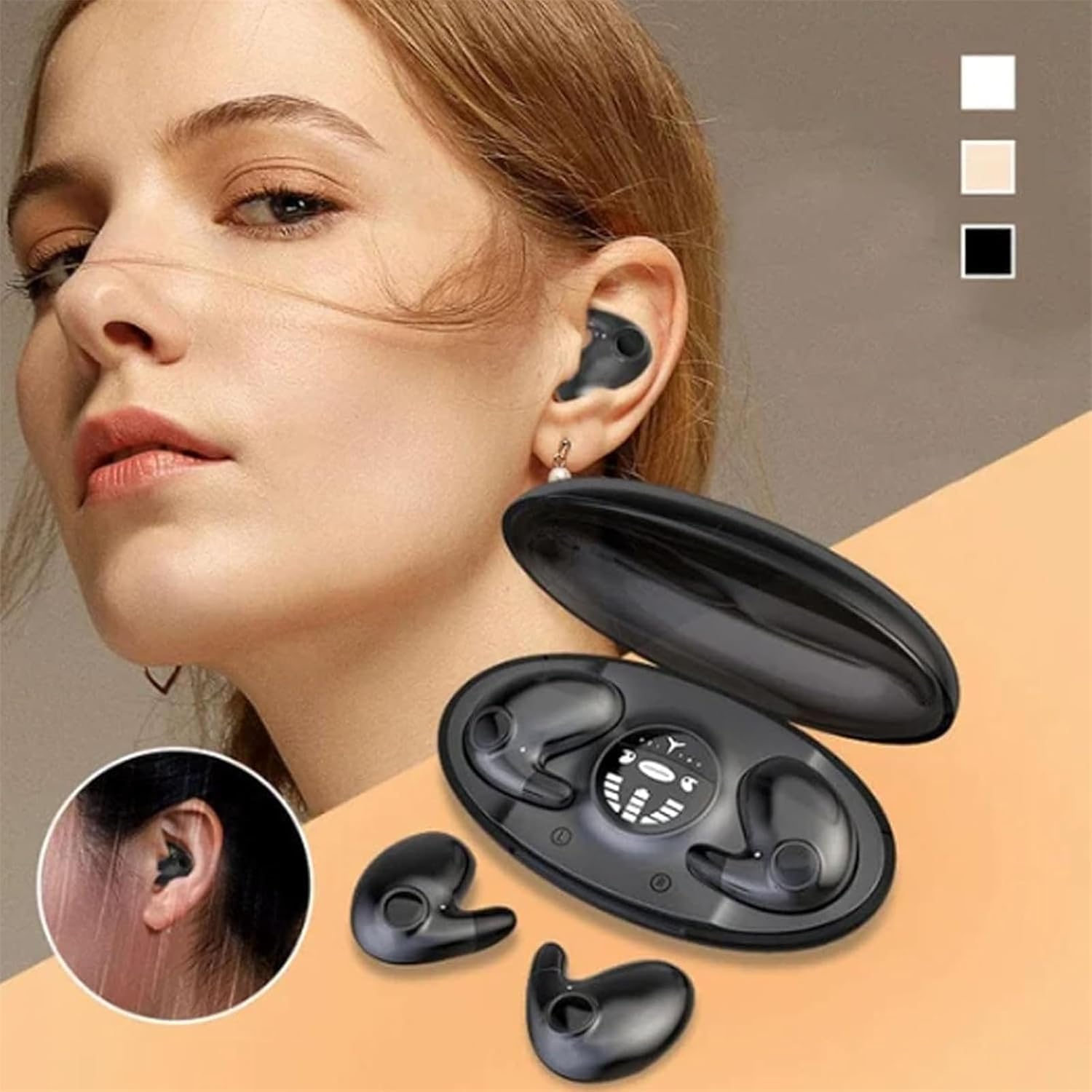 Foto 3 pulgar | Auriculares Inalámbricos Goodwillbrave Invisible Sleep Bluetooth 5.3 - Venta Internacional.