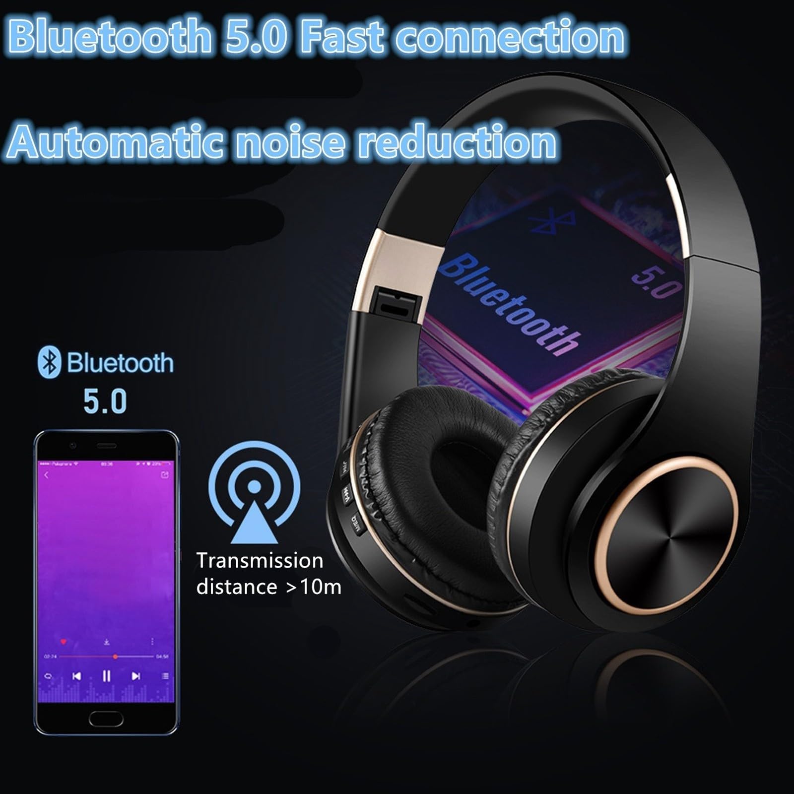 Foto 5 pulgar | Auriculares Inalámbricos Genéricos Bluetooth 5.0 Con Cancelación De Ruido - Venta Internacional.