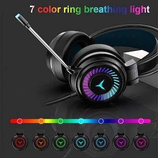 Foto 3 | Auriculares Genéricos G58 Para Ordenador De 7.1 Canales Con Cable Usb Y Micrófono, Color Negro - Venta Internacional.